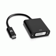 V7 USB-C mle vers DVI-D femelle Adaptateur Noir - Cble_0