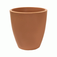 WellHome - Pot de fleurs « Collection Accord » Ø40cm coloris terracotta - orange plastique WH13470