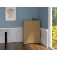 Armoire mi-haute portes battantes homere l90 x h120 cm