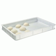 Bac en plastique pour pâtons à pizza, 600x400x100 mm - Z/HE6410