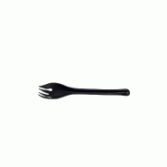 Betik EKO – 1500 unités – Fourchette réutilisable noir design – 17,5 cm - noir plastique 1010720