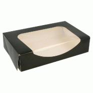 Boîte carton Black Edition à fenêtre 17,5x12x4,5cm - par 50