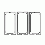 Couvercle gastronorme 1/3 32,5x17,6cm polycarbonate transparent