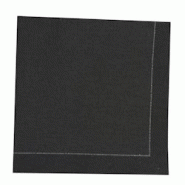 ECOLOMIQUE - 50 Pcs - Serviette de table coton noir - 400 x 395 mm, douce et absorbante - ECO210SVCC40BK - noir textile ECO210SVCC40BK ECOLOMIQUE - 50 Pcs - Serviette de table coton noir - 400 x 395 mm, douce et absorbante - ECO210SVCC40BK - noir textile ECO210SVCC40BK