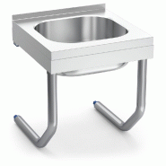 FRICOSMOS Evier suspendu avec loquets 1C 600x500x450 mm. Dimensions cuve 504x403x150 mm. - inox 050406OST