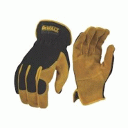 Gants De Travaux Lourds Dewalt Dpg216l Eu Taille 9 En Cuir Résistant à L'abrasion - 0674326301112 Gants De Travaux Lourds Dewalt Dpg216l Eu Taille 9 En Cuir Résistant à L'abrasion - 0674326301112