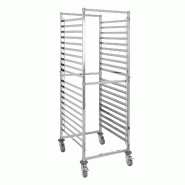 GastroHero Chariot à glissières ECO 20 GN 2/1 - inox TR-20L