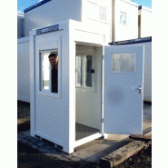 Guérite de gardien modulaire Guérite de gardien modulaire