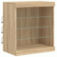 Helloshop26 - Buffet bahut commode armoire meuble de rangement organisateur cuisine salle de séjour salon avec lumières LED sonoma 02_0029965 - 3000 Helloshop26 - Buffet bahut commode armoire meuble de rangement organisateur cuisine salle de séjour salon avec lumières LED sonoma 02_0029965 - 3000
