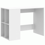 Helloshop26 - Bureau table poste de travail meuble d'ordinateur informatique étude 102 x 50 x 75 cm bois d'ingénierie blanc 02_0023503 - 3000214356020 Helloshop26 - Bureau table poste de travail meuble d'ordinateur informatique étude 102 x 50 x 75 cm bois d'ingénierie blanc 02_0023503 - 3000214356020