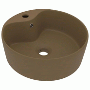 Helloshop26 - Lavabo de luxe avec trop-plein vasque à poser de toilette lave-mains de salle de bain salle cosmétique maison 36 x 13 02_0002782 - 300