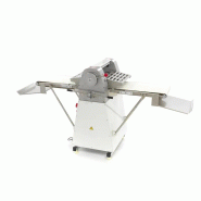 Laminoir sur socle 38 cm avec tapis roulant, pliable - épaisseur 1 à 3,5 mm