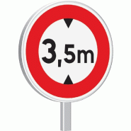 Panneaux permanents Taliasign B 850 mm classe 1 - PPTLGLV1B12-TL02/P_0