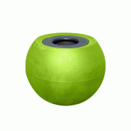 PLAST'UP ROTOMOULAGE Pots de fleurs sphérique xxl speranza 325l-lot de 2 - VERT ANIS - vert 0750122558674