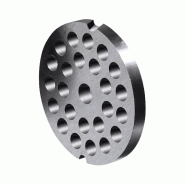 Plateau à trous pour hachoirs à viande type 42 ø 130 mm avec 2 encoches, trou ø 3 mm - VIRTUS - 0615402655927