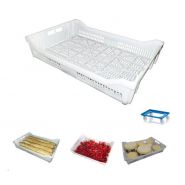 Plateau ajouré emboitable gerbable - 60 x 40 cm - hauteur 12 cm Plateau ajouré emboitable gerbable - 60 x 40 cm - hauteur 12 cm