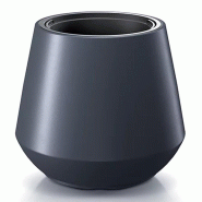 Prosperplast - Pot HEOS 32 L avec réservoir - 39,5x39,5x35 cm, coloris Anthracite - gris plastique polypropylène ZA3007