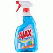 Spray nettoyant vitres ajax triples action carton de 12 flacons 750ml - 8714789751658 - 449322