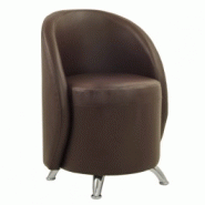 Sqf-c95-m fauteuil cabriolet lounge couleur marron
