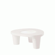 Table basse low lita de SLIDE - blanc