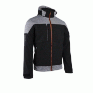 Veste banjo softshell noir gris tl - covergard - 5ban01000l - 858623_0