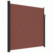 VidaXL Auvent latéral rétractable marron 200x500 cm Modèle Helios Vision - 4004464