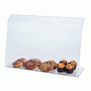 Vitrine de protection translucide - L65xH40xP20cm - PET 4mm - Apte au contact alimentaire