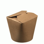 Boite à pâtes Ecokraft carton naturel 800ml - par 500