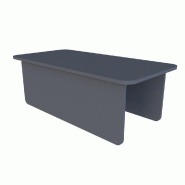 Chapeau de montant double GP25 anthracite 3x6 cm Chapeau de montant double GP25 anthracite 3x6 cm