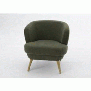 Fauteuil Dagmard vert kaki - Bois Amadeus 66.5x68 cm - vert 3520071789293 Fauteuil Dagmard vert kaki - Bois Amadeus 66.5x68 cm - vert 3520071789293