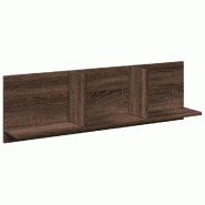 Helloshop26 - Armoire murale flottante rangement pratique 100 x 16,5 x 30 cm en bois d'ingénierie marron 02_0050592 - marron Bois massif 3000236455800