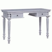 Helloshop26 - Bureau table poste de travail meuble d'ordinateur informatique étude 115 x 50 x 78 cm bois d'acajou massif gris 02_0023374 - 3000214289 Helloshop26 - Bureau table poste de travail meuble d'ordinateur informatique étude 115 x 50 x 78 cm bois d'acajou massif gris 02_0023374 - 3000214289