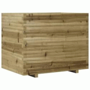 Helloshop26 - Jardinière bac lit surélevé plantes fleurs terrasse jardin 90 x 60 x 72,5 cm bois de pin imprégné marron 02_0038039 - 3000214031705 Helloshop26 - Jardinière bac lit surélevé plantes fleurs terrasse jardin 90 x 60 x 72,5 cm bois de pin imprégné marron 02_0038039 - 3000214031705