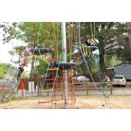 Structure de cordes : arbre aux nids perchés idéale pour les campings, l'écoles, l'espaces verts municipaux