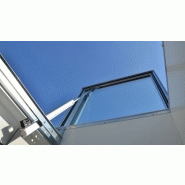 Lanterneau ecofeu premium alu 110 sce / sur costière en acier galvanisé / double vitrage_1