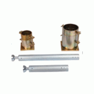 Moule et pilonneuse de compactage pour échantillons de sol - NOV-BES-0126, 127, 129 et 130 - électrolysés contre la corrosion Moule et pilonneuse de compactage pour échantillons de sol - NOV-BES-0126, 127, 129 et 130 - électrolysés contre la corrosion