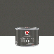 Peinture bois extérieur couleurs d'ici® V33, gris feutré velours 0.125 l