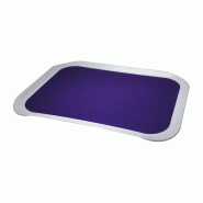Plateau en polyester Century Fun Versa Lite 43 cm raisin | Cambro - GH238