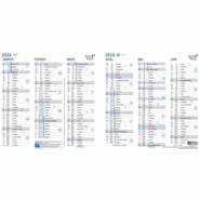 Quo Vadis - Calendrier origami - 2026 - Français - Classic - 12 mois de janvier à décembre - 36x18 cm - Papier Clairefontaine blanc - 238312Q