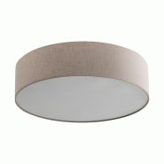 ROSSINI ILLUMINAZIONE Plafonnier Vivien 58Cm Avec Abat-Jour Cylindrique En Tissu Ivoire Et Douille E27 Pour Éclairage Plafonnier - Groupe Rossini - b