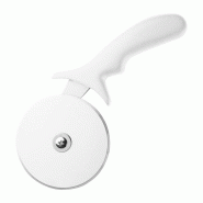 Roulette à pizza blanche 102 mm - 230 x 200 x 100 mm - HYGIPLAS - 5050984684340 Roulette à pizza blanche 102 mm - 230 x 200 x 100 mm - HYGIPLAS - 5050984684340