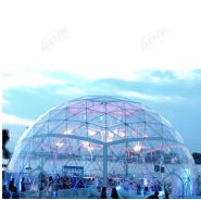Tente de dôme géodésique personnalisé pour événements contextuels