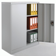 Armoire à portes battantes - monobloc, h120xl92xp40 cm - 101