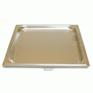 Bac Gastronorm 2/3 en acier inoxydable 18/10, dim. 354 x 325 x 20 mm, idéal pour les cuisines professionnelles et la conservation des aliments Sammic