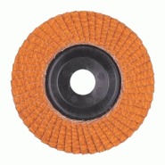 Disques à lamelles cera turbo 125mm - MILWAUKEE - grain 40 Disques à lamelles cera turbo 125mm - MILWAUKEE - grain 40