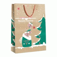 Gimex sac luxe Noël - décor ELIOT GIANT poignées cordelières - 50+18x70 cm x30 pcs - 3700481684207 Gimex sac luxe Noël - décor ELIOT GIANT poignées cordelières - 50+18x70 cm x30 pcs - 3700481684207