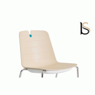 Lot de 2 chaises contemporaines Mindy - Mobel Linea. - Ivoire_0
