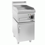 Plaque de cuisson électrique - 4,5 kW - Rainurée - avec sous-structure à 1 porte  - Mario 600 | GGM -EBGK46-E-UBK46-E