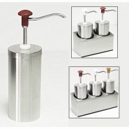 Pompe a sauce inox avec couvercle standard 2,25l_0