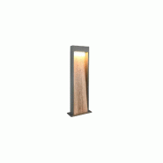 Potelet extérieur LED 11W 3000K imitation bois - Trio - Salmon - beige 4017807603729